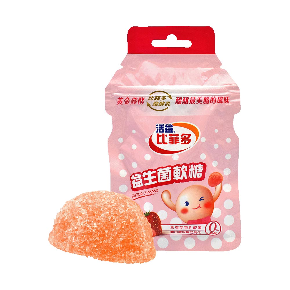 Bifido - Strawberry Flavor Gummy Candy 【30g】