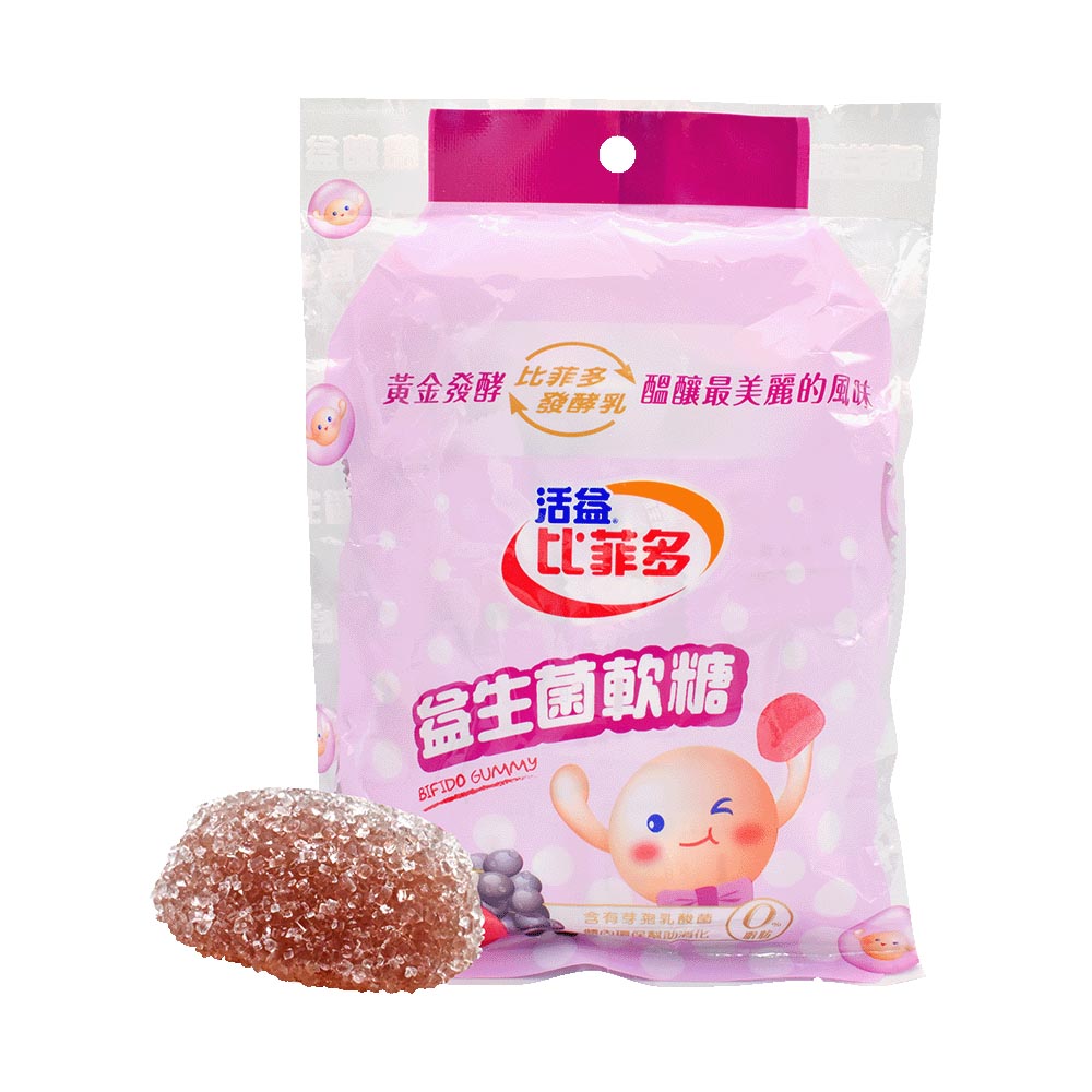 Bifido - Grape Flavor Gummy Candy 【75g】