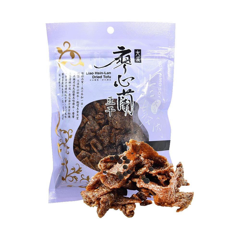 Liao Hsin-Lan - Vegan Non-GMO Dried Tofu 【Black Pepper】