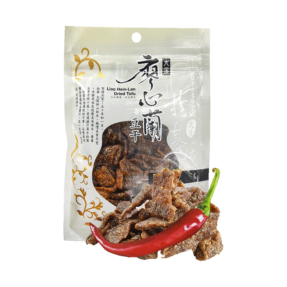 Liao Hsin-Lan - Non-GMO Dried Tofu 【Spicy Flavor】